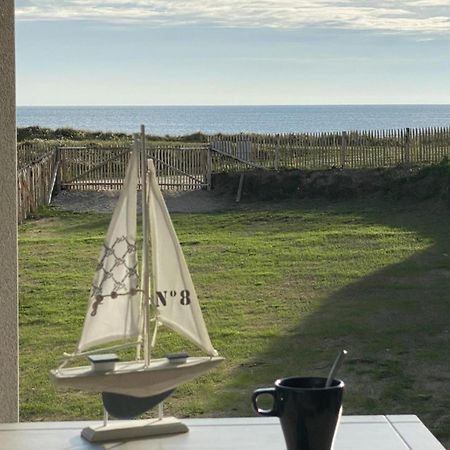 Vila Face Aux Isles Saint-Marcouf Exteriér fotografie
